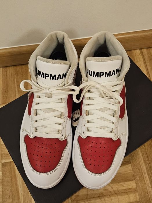 Buty NIKE Jordan Access White Black Gym Red