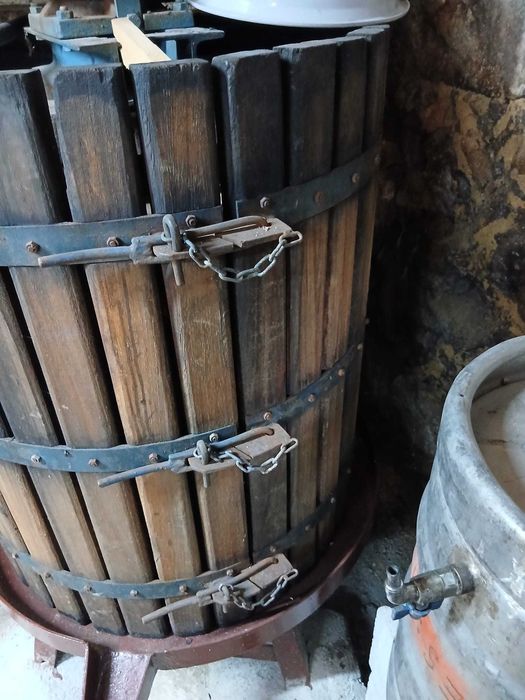 Prensa manual para vinho