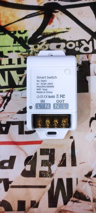 Реле, умный Wifi выключатель, tuya smart, таймер