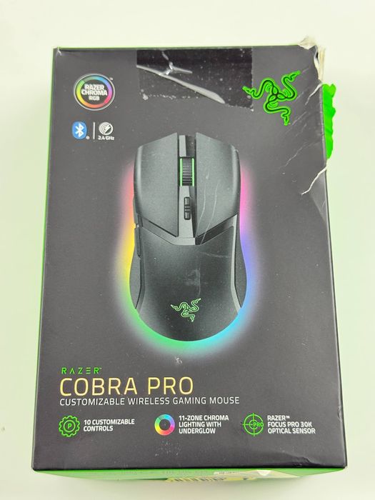 Bezprzewodowa mysz gamingowa Razer Cobra Pro Black