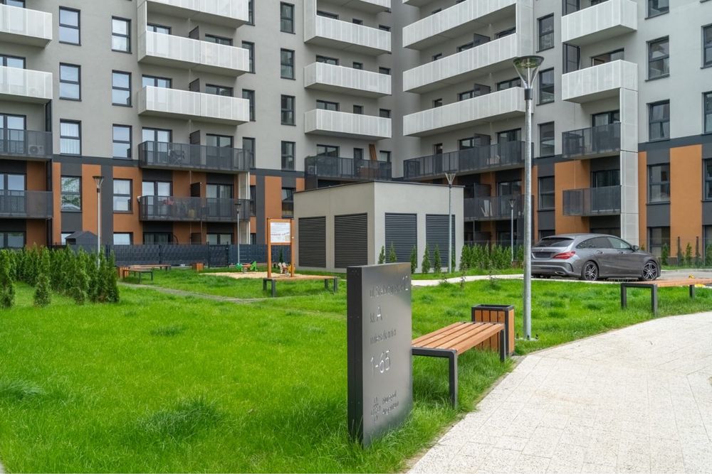 Wynajmę nowe mieszkanie 3 pokojowe z ogrodkiem i garazem podziemnym