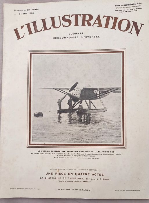 L'ILLUSTRATION - Maio 1930, Setembro 1931
