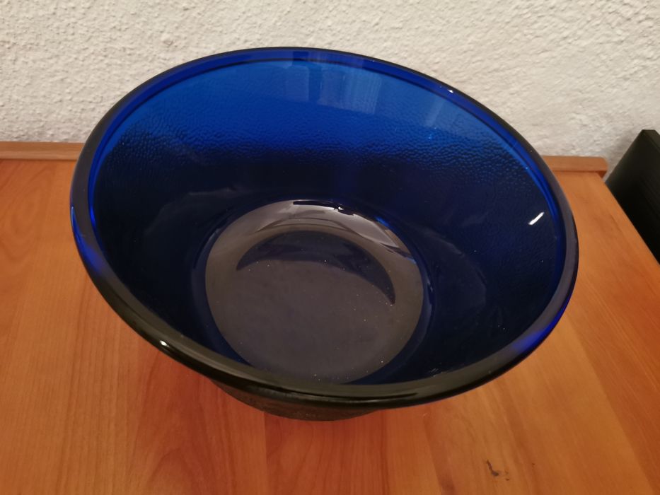 Taça de Vidro Azul