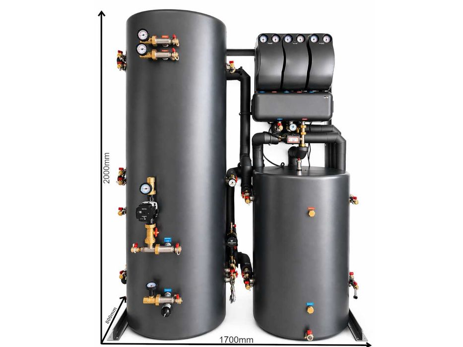 Prefabrykowana kotłownia Makroterm Smart Hybrid System