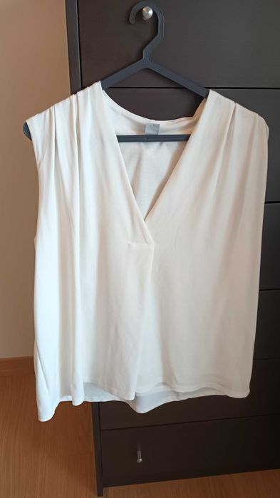 Túnica em branco da H&M