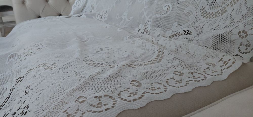 Firany koronkowe 2 sztuki