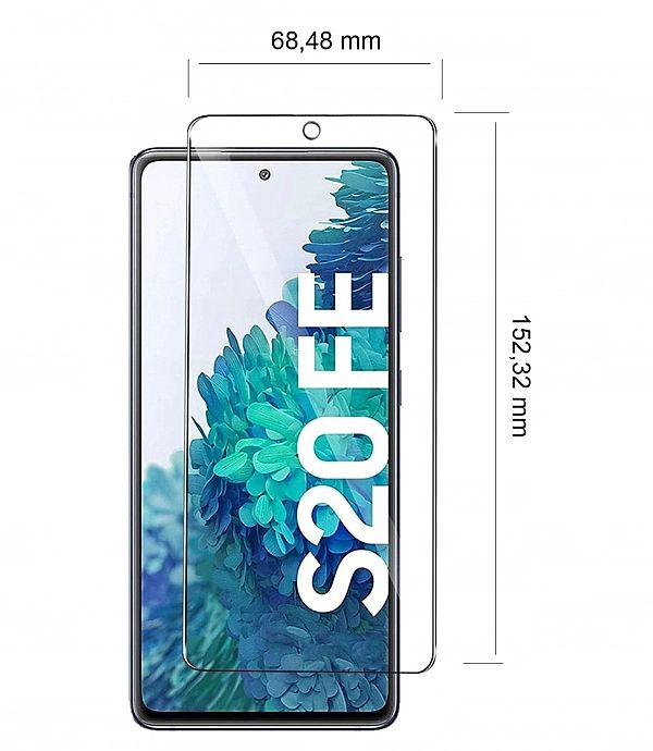 Szkło Hartowane 9H z Otworem na aparat do Samsung Galaxy S20 FE / S20