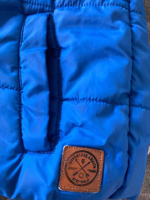 Kamizelka , bezrękawnik niebieski- 6/7 lat 122 cm dla chłopca