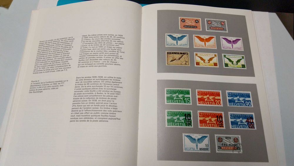 Timbres-Poste Suisses Vol 2 - livro filatélico sobre selos da Suiça