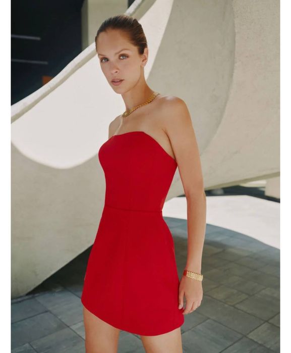 Червона сукня міні lili mager