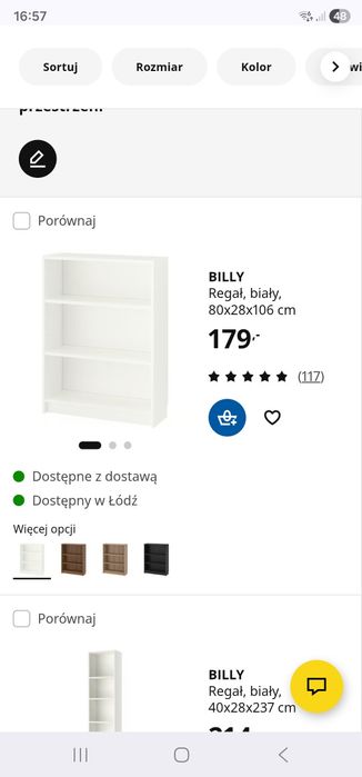 Regał Billy Ikea