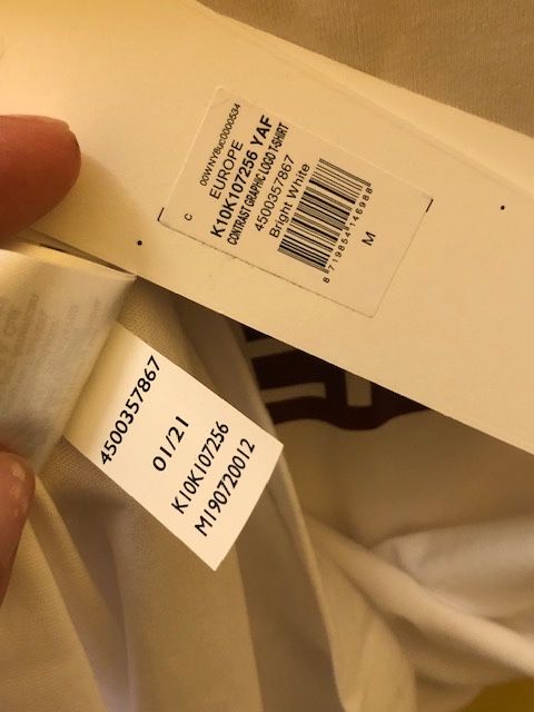 T-Shirt Calvin Klein nova , M