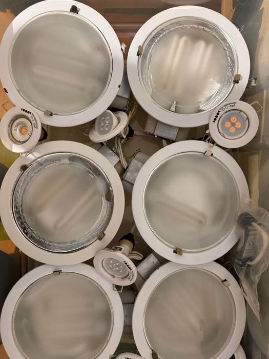 Conjunto 6 focos Luz lead