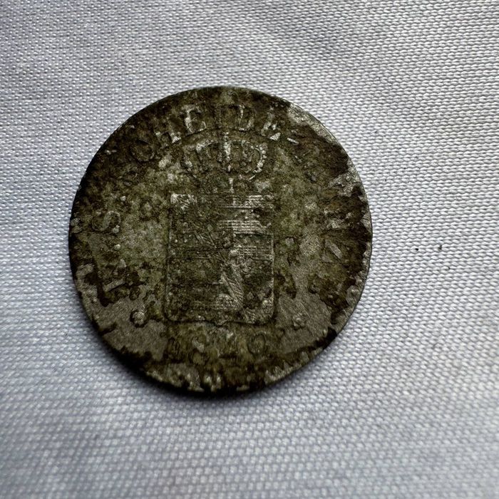 Moneta 10 Pfennig 1 neu groshen 1849 G Srebrna