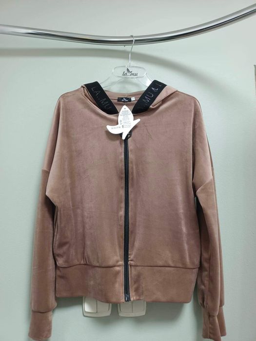 Bluza welurowa La Mu