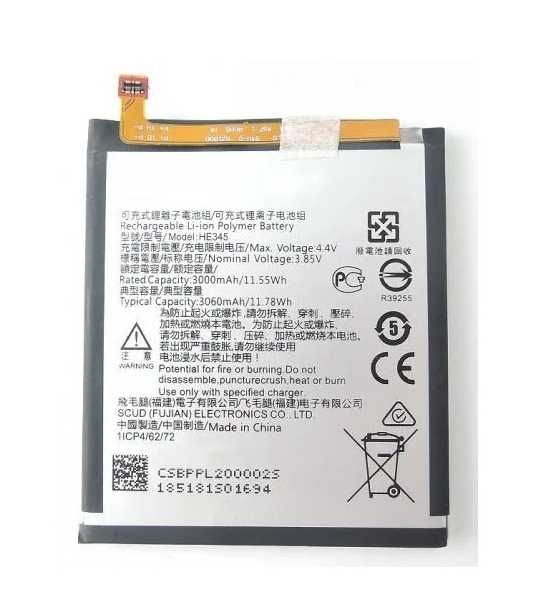 Аккумулятор батарея Nokia 6.1 3060 mAh HE345 TA-1043 TA-1045