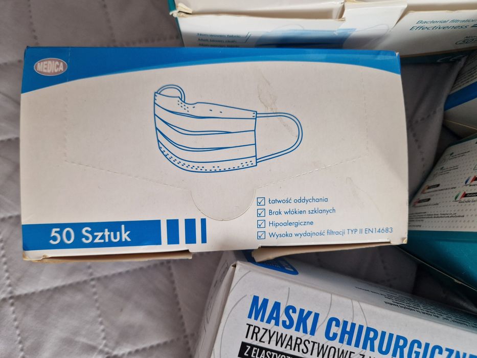 Maseczki nowe zestaw