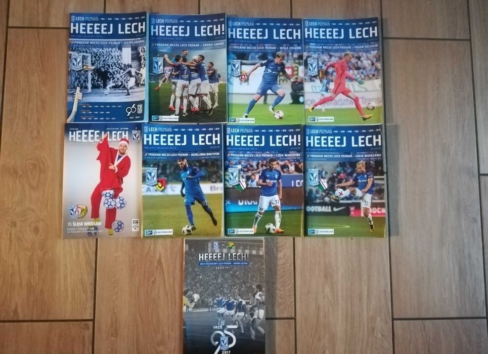 Program meczowy Lech Poznań 2001 rok