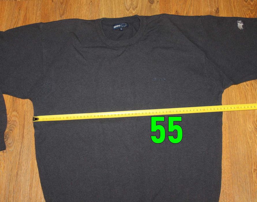 Мужской шерстяной свитер lambswool hippo l-xl