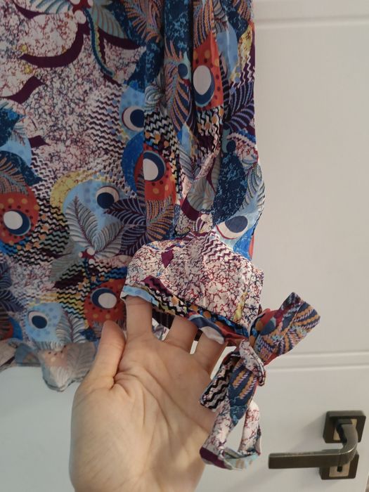 Kolorowa bluzka Malecka 36 jak 38/40