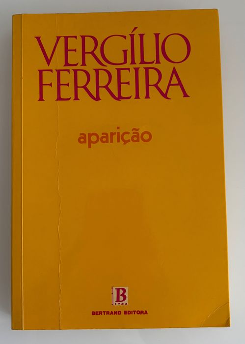 Livro “Aparição” - Vergílio Ferreira