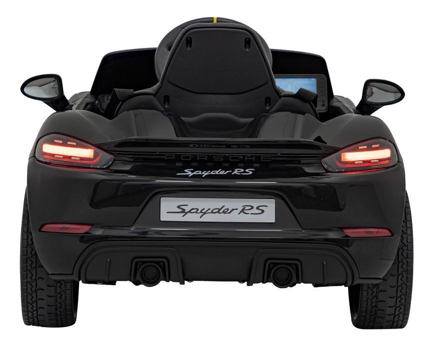 Porsche Spyder RS 718 MP4 czarny pojazd - EkstraZabawki.pl