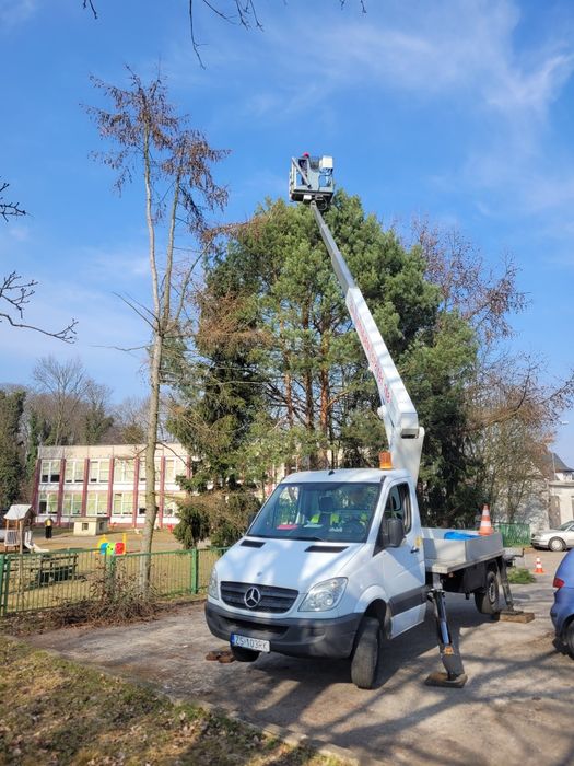 Podnośnik koszowy, zwyżka  22 m wynajem Szczecin i okolice