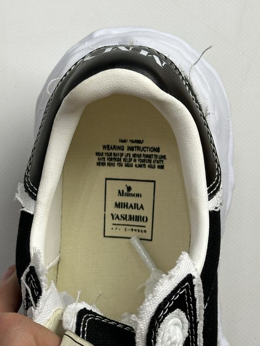 MMY Maison Mihara Yasuhiro BLAKEY 43 27 черные белые custom opium 42,5