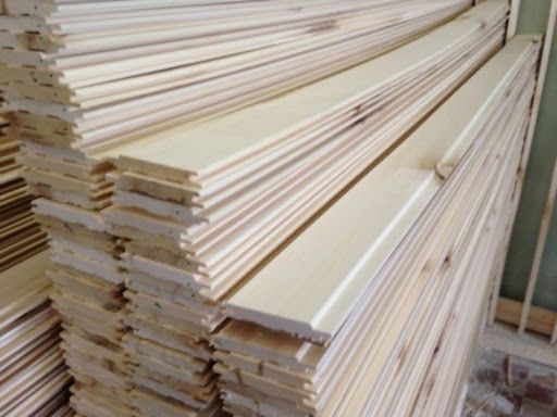 Вагонка дерев'яна, підлогова дошка, блокхаус, імітація бруса