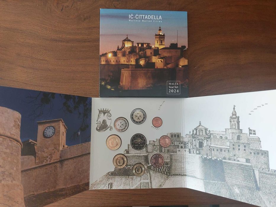 Malta 2024 Set - 8 Coins + Commemorative €2 Citadella Gozo Coin
