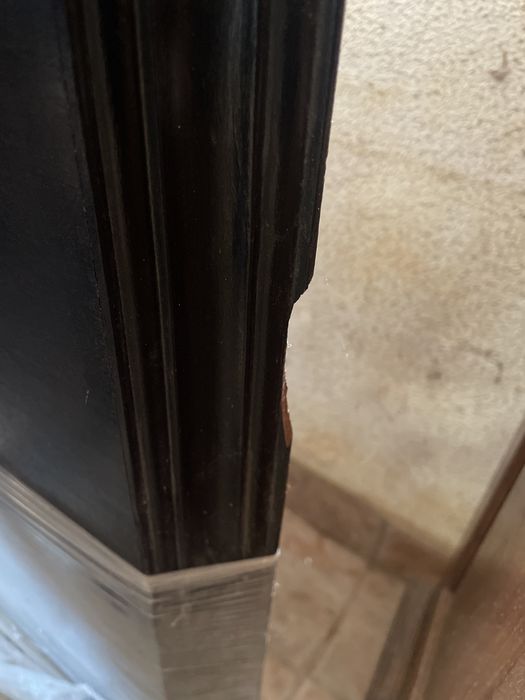 Mesa madeira maçica preta