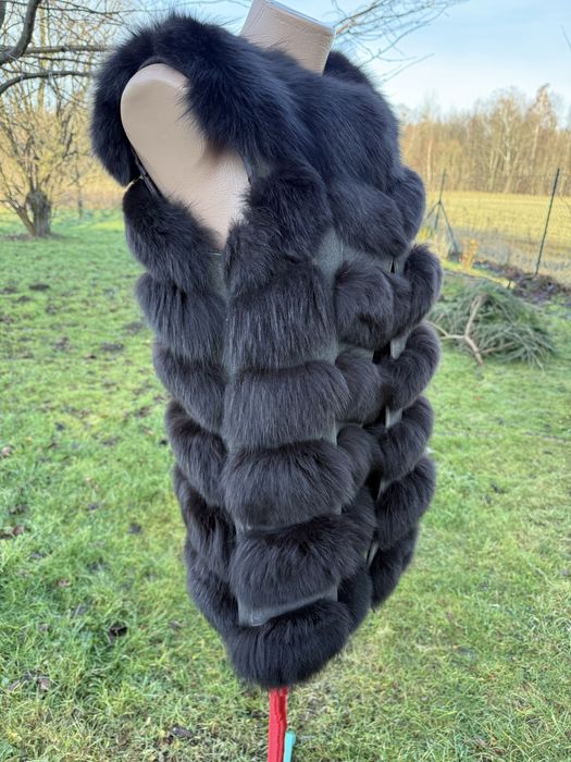 Kamizelka z futra lisa