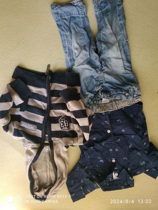Zestaw ubranek next carter's 68