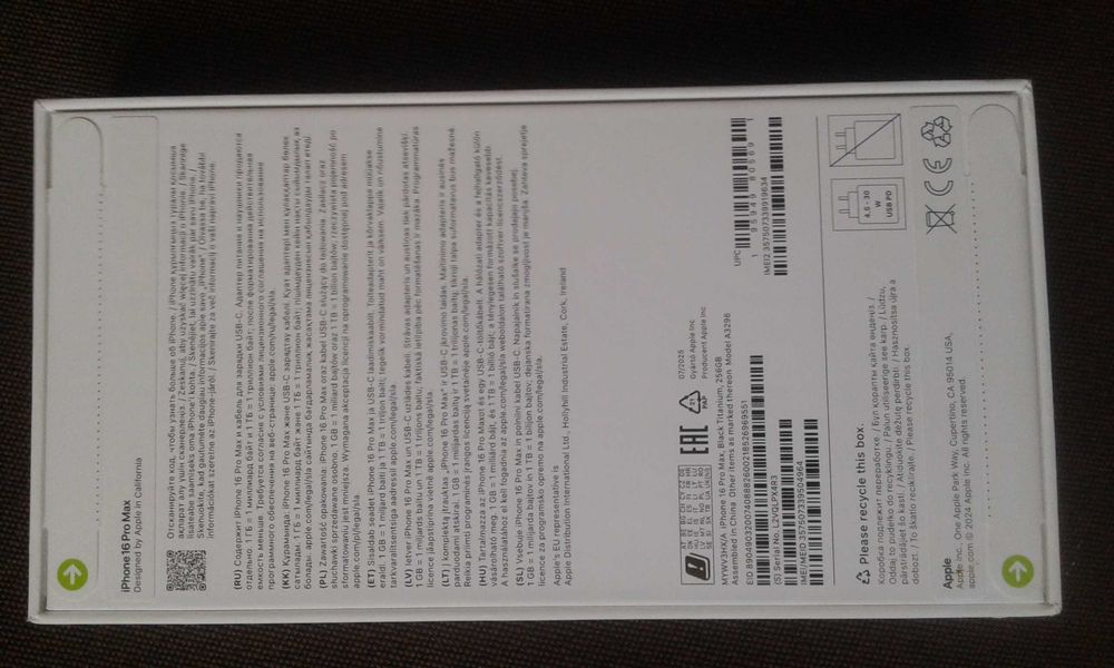 iPhone 16 Pro Max czarny tytan NOWY!!!