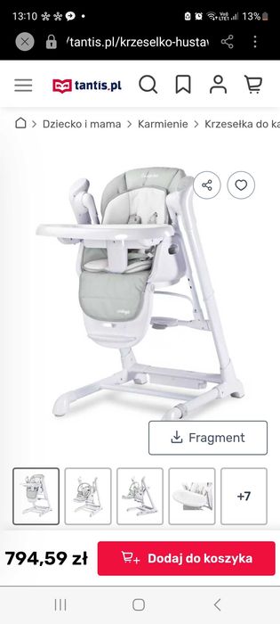 Krzesełko do karmienia