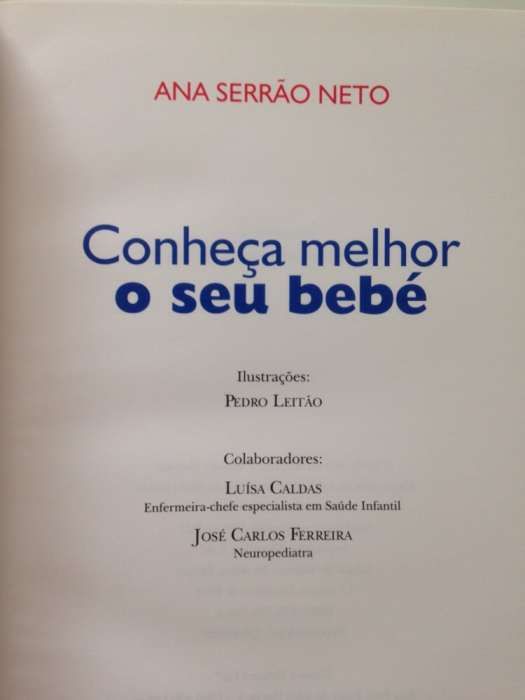Conheça melhor o seu bebé de Ana Serrão Neto