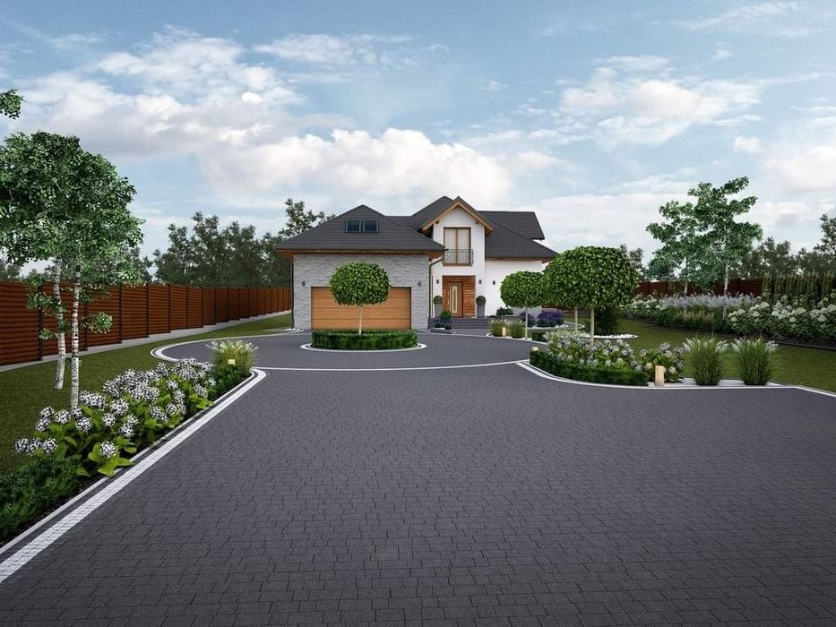 Тротуарна  плитка, бруківка, встановлення