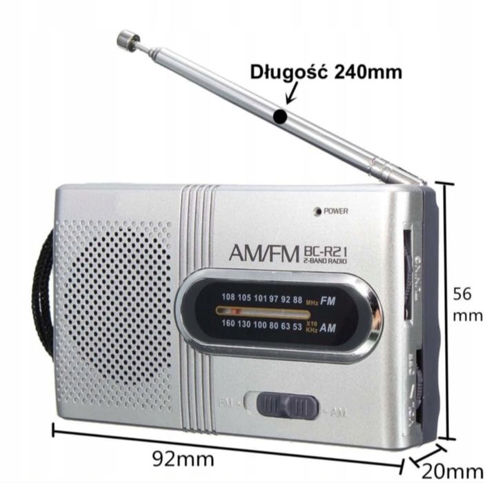 Przenośne kieszonkowe mini radio