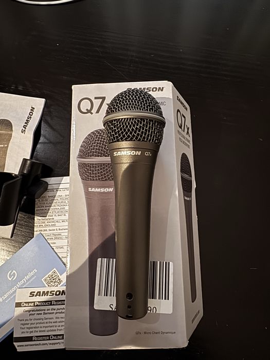 Microfone Dinâmico Profissional Samson Q7x (Novo)