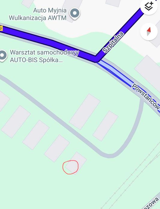 Garaż z kanałem ZŁOTÓW, Powstańców