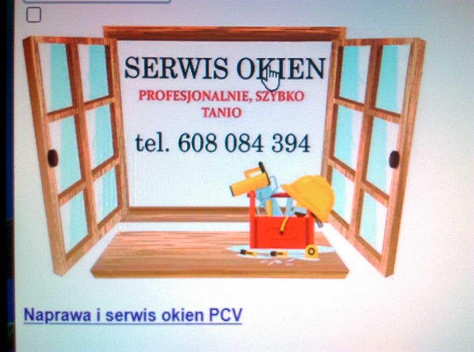 Naprawa i serwis okien PCV