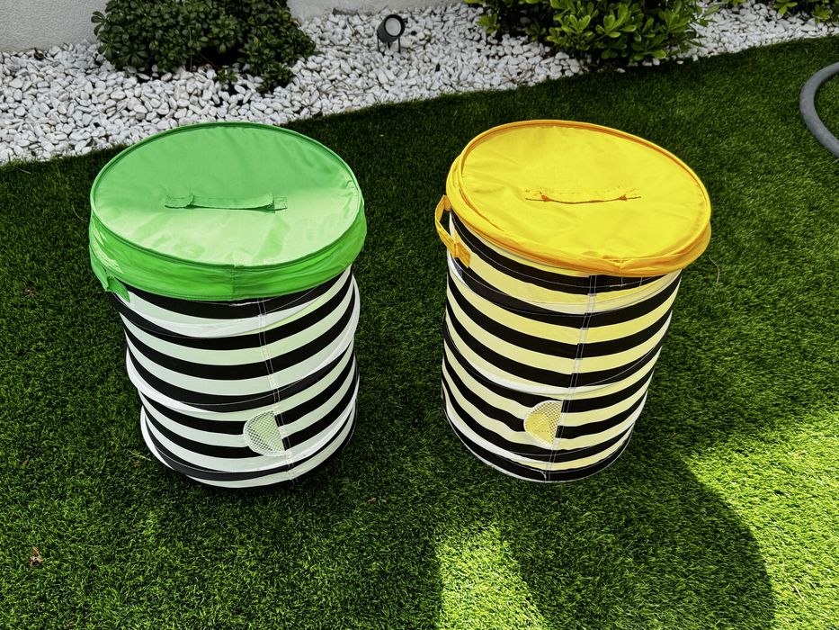 Caixas arrumação brinquedos