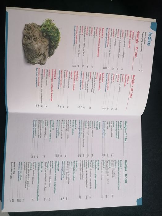 2 Livros estudo para exame Biologia e Geologia 11