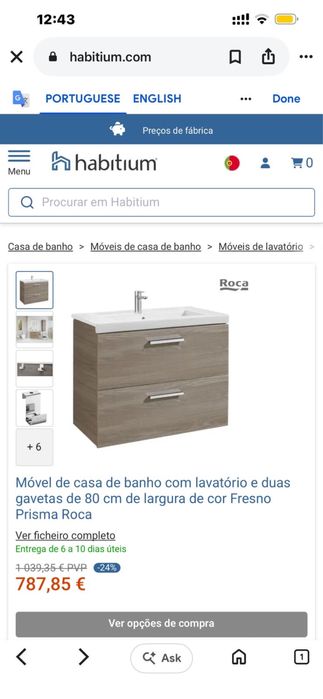 Roca (novo dentro da caixa)