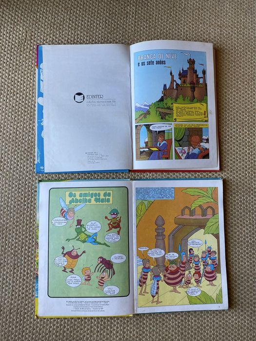 Vários livros infantis - 1978 e 1981 - Valor unitário.