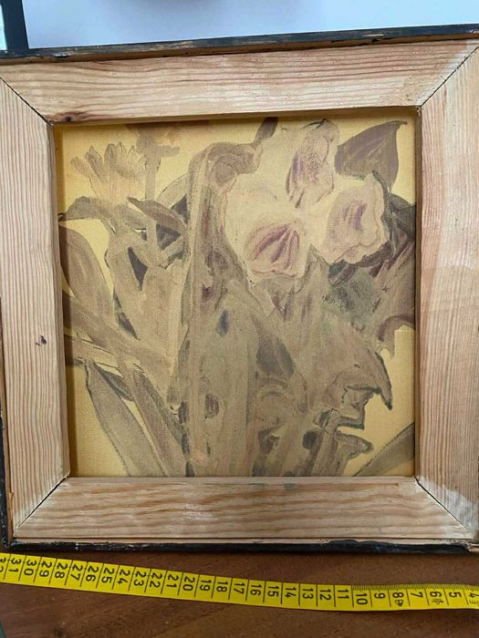 Картина. Літо. Дзвіночки. Ромашки.