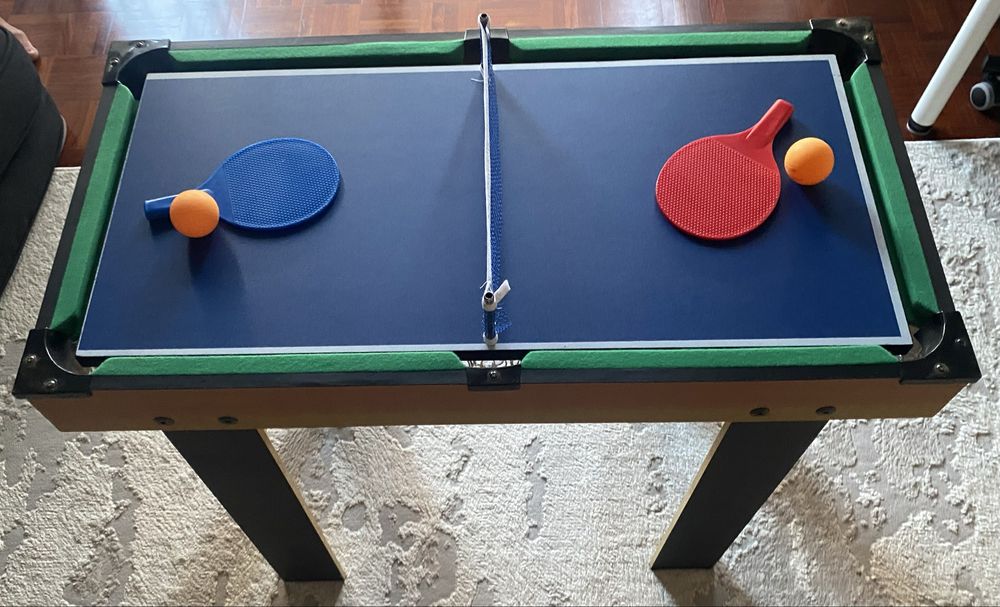 Mesa multijogos 4 em 1 de criança