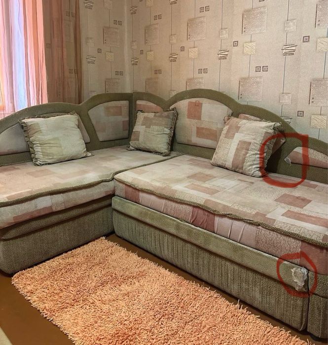 Угловой диван раскладной