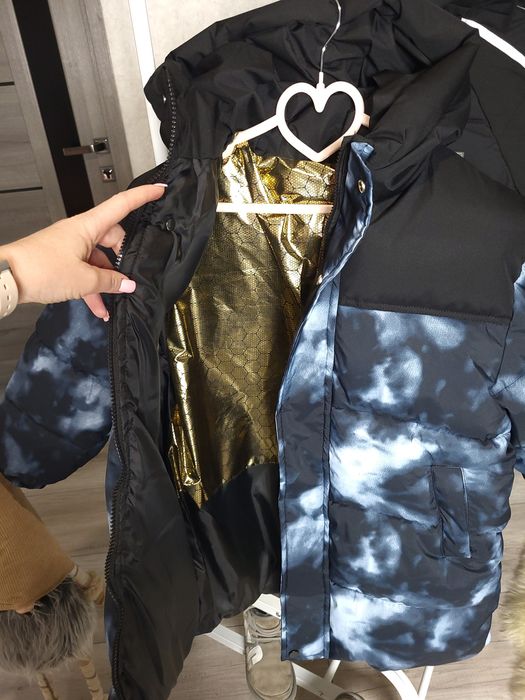 нереально крутий пуфер, подовжена куртка-пальто унісекс