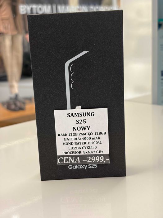 Samsung S25 12/128GB NOWY Topcase Vivo *Raty 0%